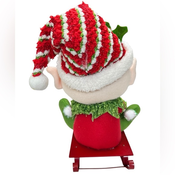 Christmas Elf on sleigh - Picture 2 of 3